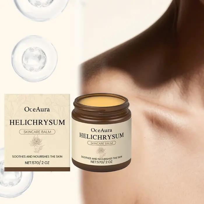 Helichrysum baume cutané apaisant 57g hydratant pour peau sensible pour le visage et le corps crème d'hydratation en profondeur avec remède pour peau sèche au glycérine