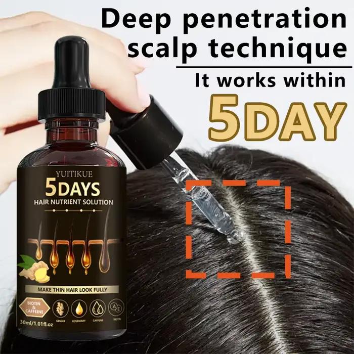 Sérum de croissance des cheveux YUITIKUE 5 jours - Solution nutritive