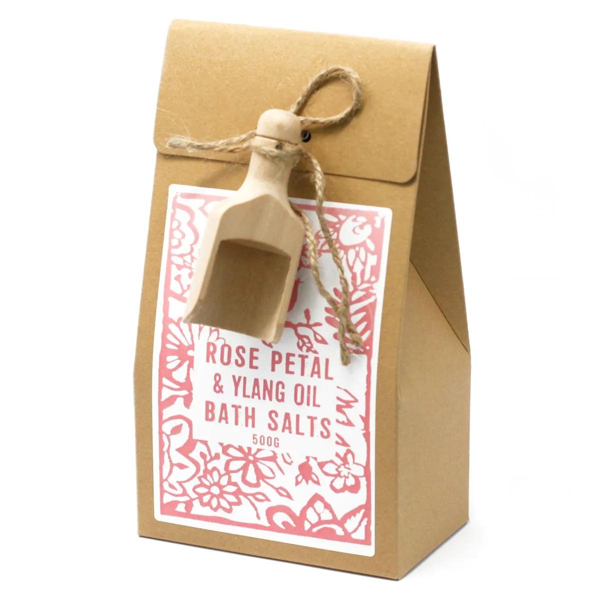 Pack of 500g Bath Salt - Ylang and Rose Himalayan