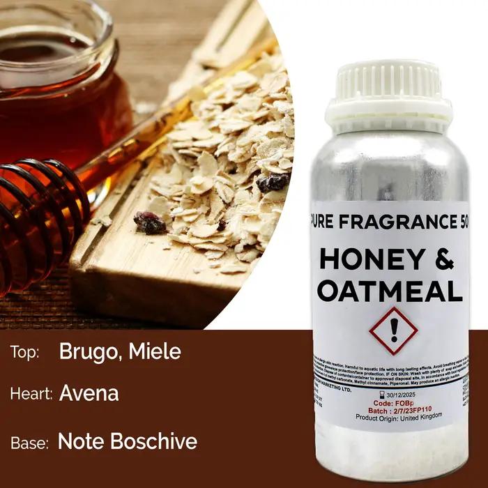 Honey & Oatmeal Pure Fragrance Oil - 500ml