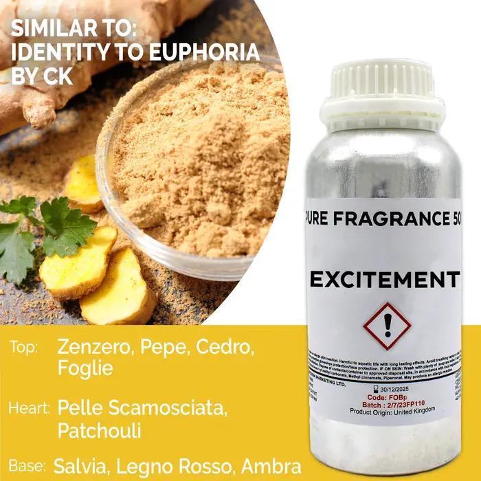 Excitement Pure Fragrance Oil - 500ml