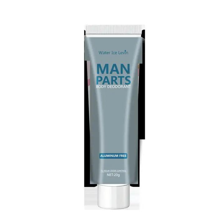 Crème parfumée privée pour hommes pour parties intimes et déodorant nettoyant pour les aisselles et
