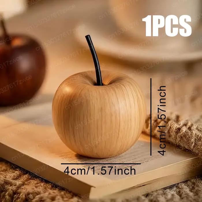 Diffuseur d'huiles essentielles Mini diffuseur d'arôme en bois Apple Shabili, désodorisant de décora