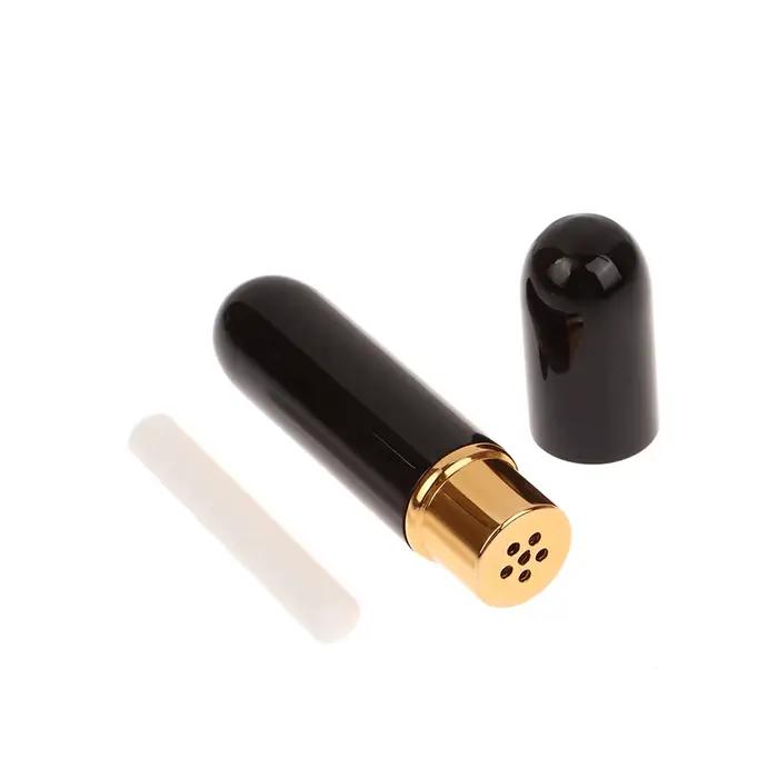 Inhalateurs nasaux pratiques pour huiles essentielles, tubes en aluminium vierges pour aromathérapie