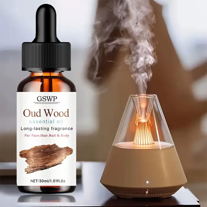 Huile essentielle d'agarwood GSWP : Hydrate et nourrit en profondeur, convient aux soins des cheveux