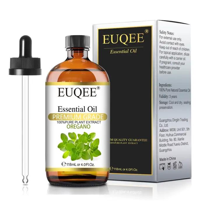 EUQEE 118ML huile essentielle de lavande de jasmin d'organo pour humidificateur diffuseur huiles d'a