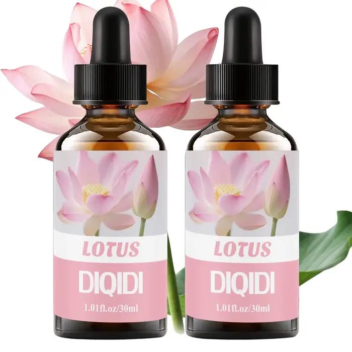 Huile essentielle de lotus 2 pièces, huile essentielle pure, huile essentielle d'aromathérapie domes