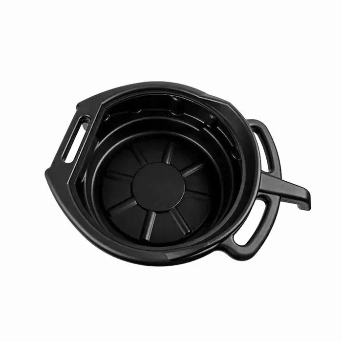Bac de vidange d'huile 10L/15L, collecteur d'huile moteur, bac d'égouttement d'huile avec 3 poignées