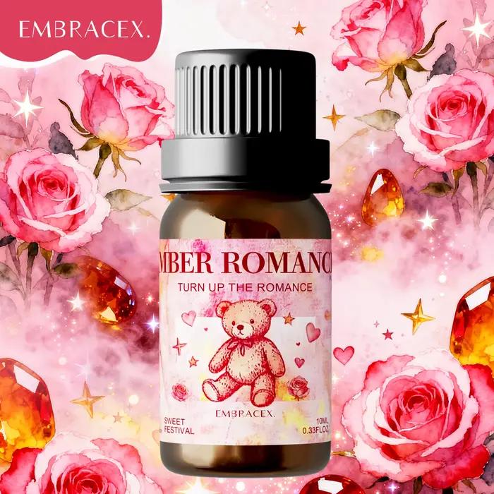 Huile essentielle Amber Romance 10 ml, Huile d'aromathérapie Doux murmure de l'amoureux - Cadeau rom
