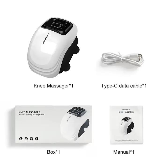 Massage chauffant physiothérapie des articulations du genou compresse chaude Massage par Vibration C