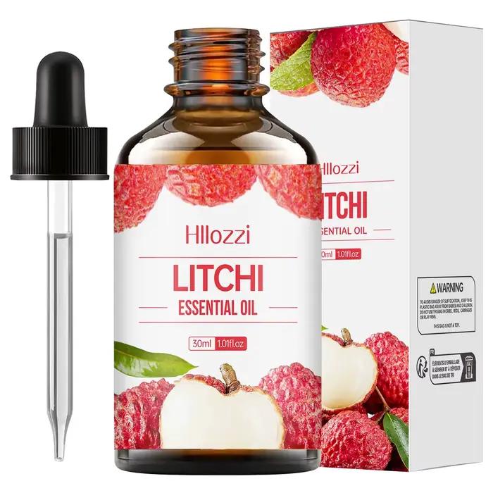 Huile essentielle de litchi 30ml, huile essentielle végétale Pure, diffuseur d'aromathérapie polyval
