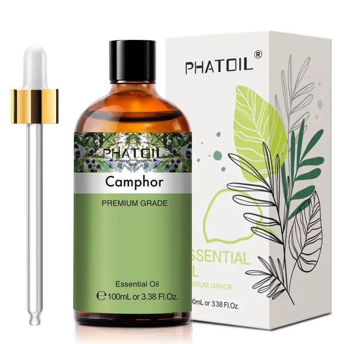 PHATOIL 100ml Huile Essentielle Naturelle Pure de Lavande, Menthe Poivrée, Citron, Eucalyptus et Cit