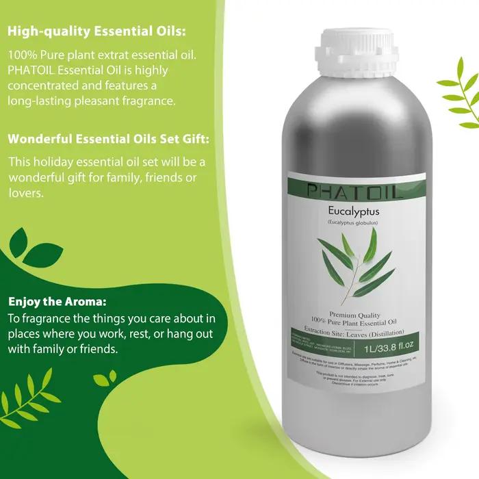 PHATOIL 1000ML huiles essentielles végétales pures vanille pour humidificateur diffuseur d'arôme hui