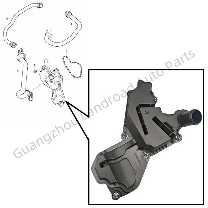 Séparateur d'huile moteur 31401591 compatible avec VOLVO 2012 S60 2015 V40 1.6T T4 B4164T