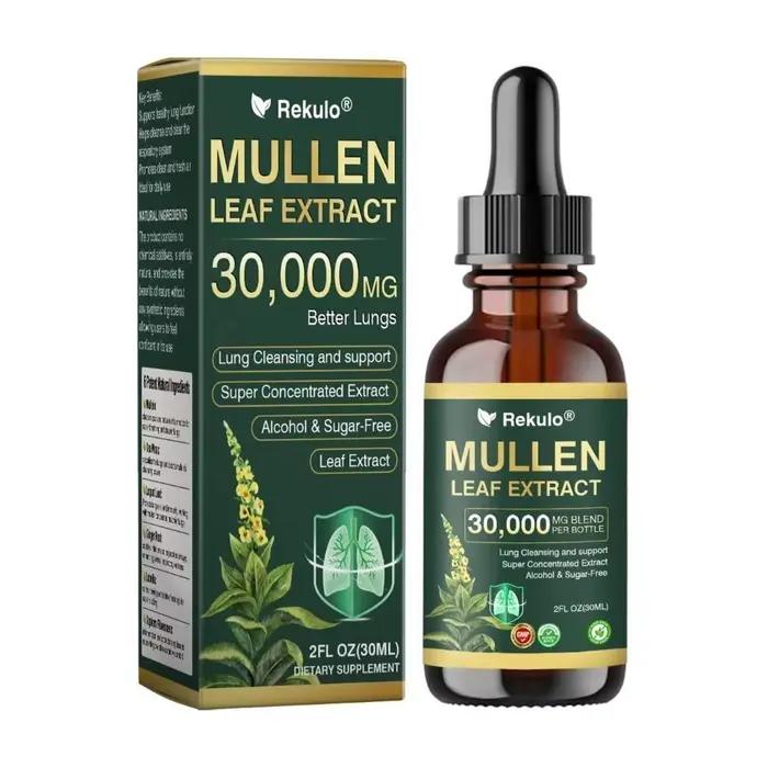 Rekulo Mullen Leaf Extract Drops, complément alimentaire super concentré pour le soutien de la purif