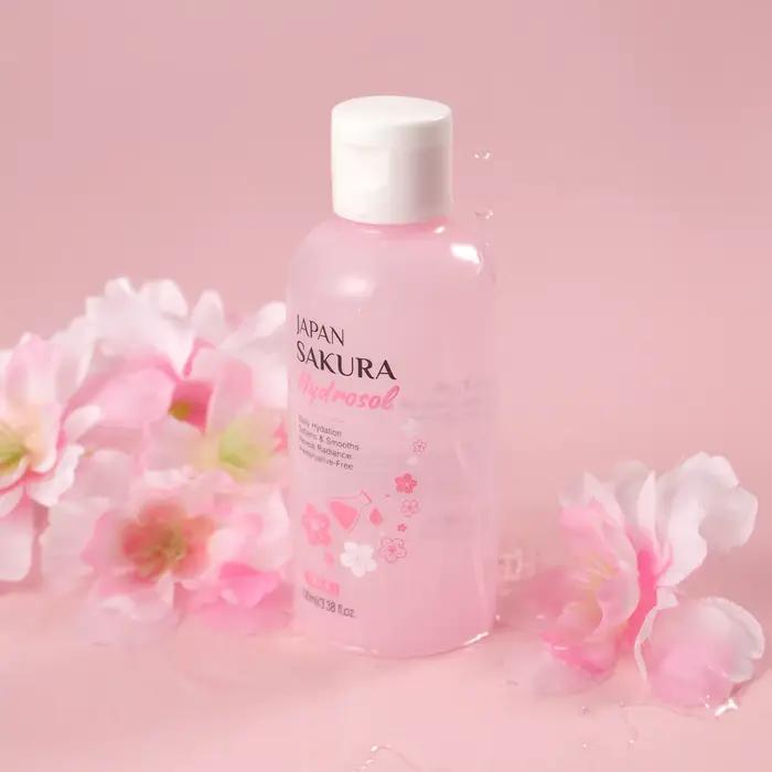 LAIKOU 100ml Hydrolat de Sakura Sans Conservateur Tonique Visage Hydratation Quotidienne Adoucissant