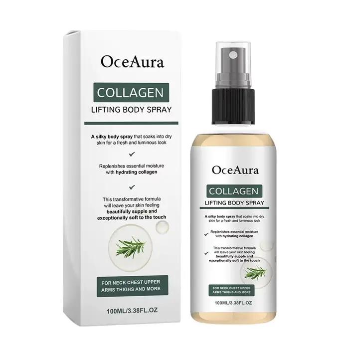 Huile corporelle liftante au collagène 100 ml, nourrissante et raffermissante, pour peaux sèches, hy