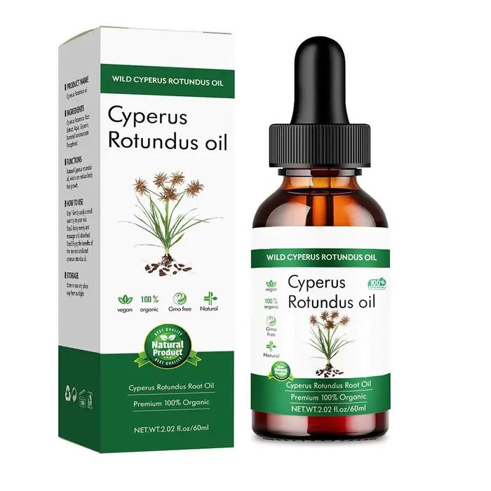 Huile d'épilation naturelle Cyperus Rotundus, 60ml, soins doux, réduit la croissance des poils du co