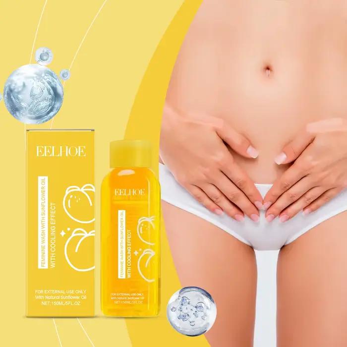 Nettoyant pour le corps féminin avec huile de tournesol naturelle, nettoyage des parties intimes, hu