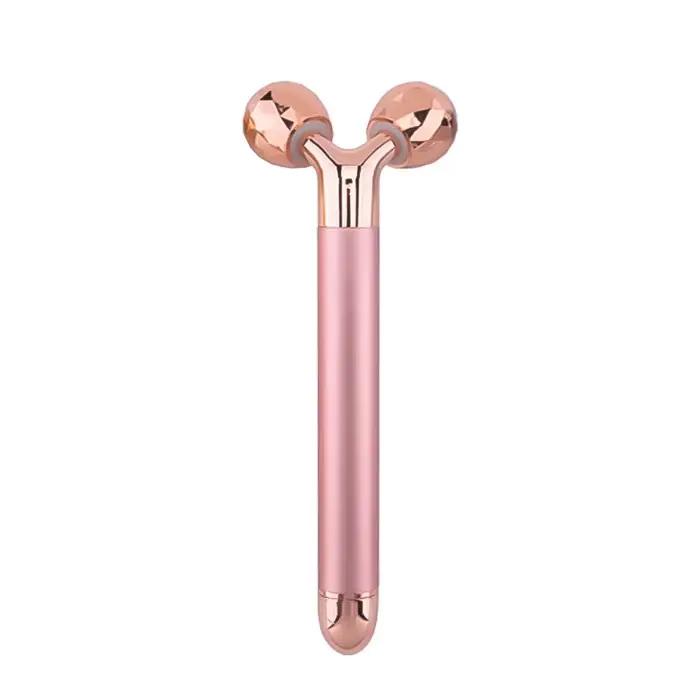Rouleau de beauté électrique vibrant pour le visage, masseur facial, lifting du visage, anti-rides,