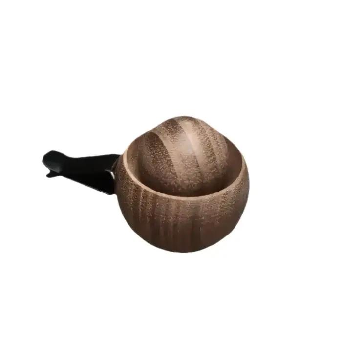 Diffuseur d'huiles essentielles en bois, sans électricité, en noyer noir naturel, mini, mignon, parf