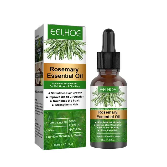 Huile essentielle de romarin pour la croissance des cheveux, anti-frisottis, sérum pour cheveux liss