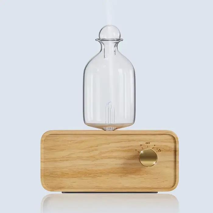 Diffuseur d'huiles essentielles nébulisant, diffuseur d'aromathérapie sans eau pour la maison, diffu