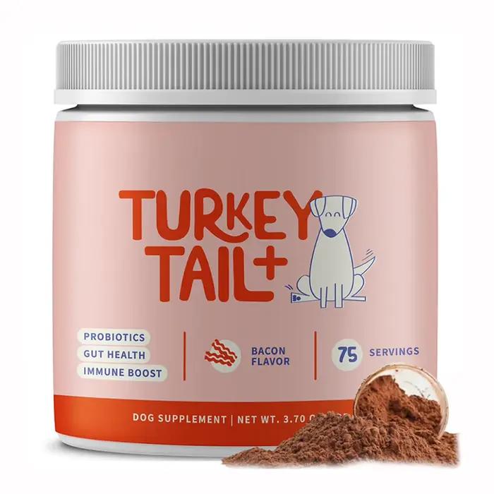 Compléments alimentaires de champignons Turkey Tail pour chiens, 100 g, complément alimentaire de ch