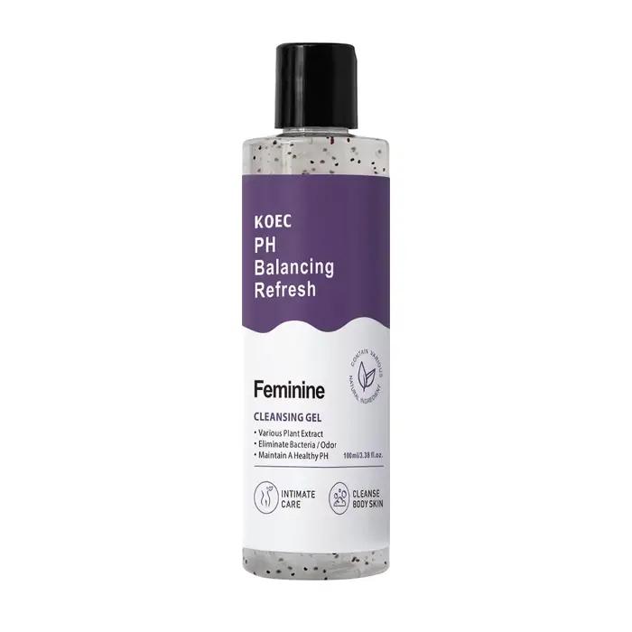 Gel Douche, Hygiène Intime Femme, Gel Douche Équilibrant le PH, Soin Féminin, Nettoyage Doux, Contrô