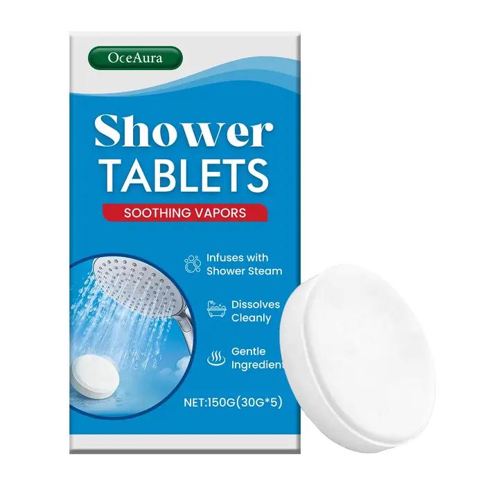 Tablettes de douche aromathérapeutiques hydratantes, anti-stress et anti-fatigue, relaxantes, nettoy