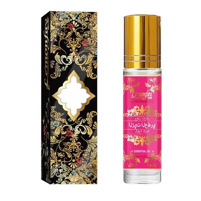 Huile de parfum arabe Lemonfay | Roll-on longue durée sans alcool | Parfum islamique portable de