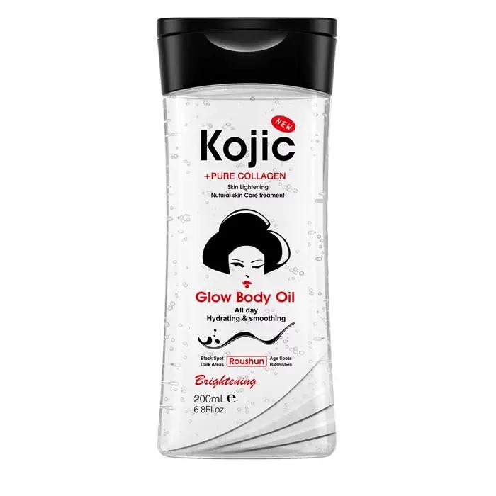 200ml Huile corporelle à l'acide kojique Huile essentielle pour le corps Huile de soin de la peau Hy