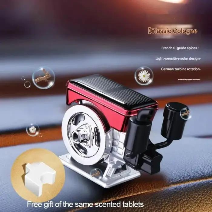 Zen Char diffuseur de voiture à énergie solaire océan Osmanthus diffuseur de parfum gardénia simulé