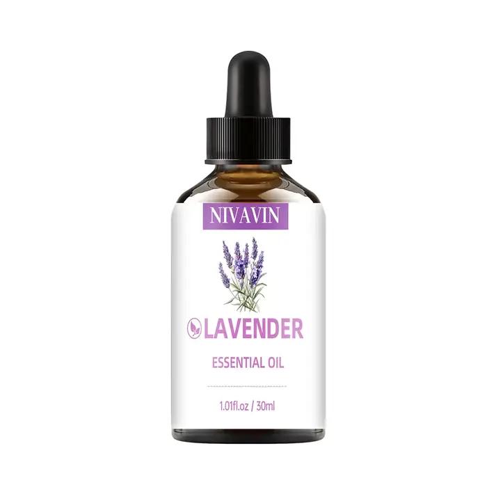 NIVAVIN Huile Essentielle de Lavande 30ml/60ml/100ml, naturellement extraite des plantes, parfum ric