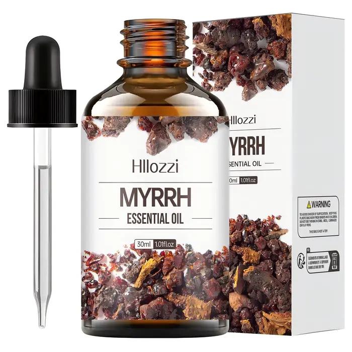 Huile essentielle de myrrhe, 100ml/60ml/30ml, huiles essentielles de soins pour la peau, adaptées à
