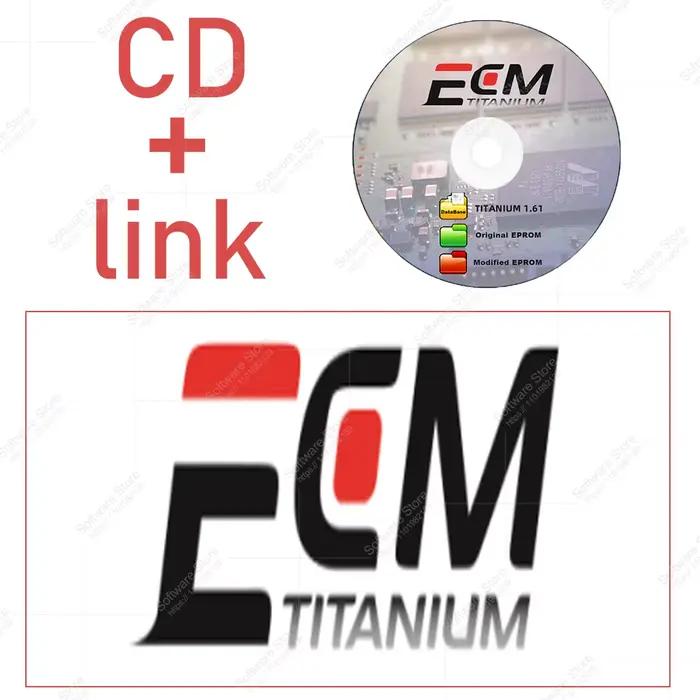 Logiciel de réparation de voiture ECM Titanium 1.61 avec plus de 26000 pilotes, lecture multilingue,