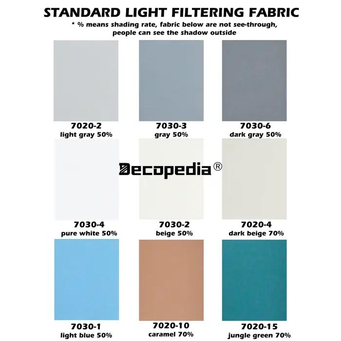 Stores enrouleurs motorisés sans fil Decopedia pour fenêtres, stores occultants intelligents jour et