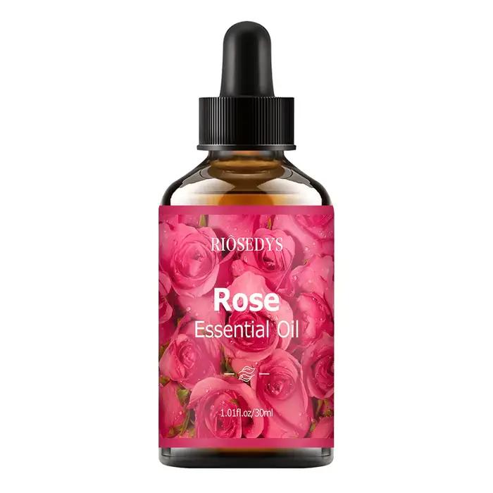 Huile essentielle de rose, parfum naturel, convient aux massages corporels, aux soins capillaires et