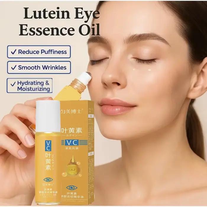 Huile Essentielle de Lutéine VC pour Sérum Anti-Rides Contour des Yeux, Hydratant, Liftant, Raffermi