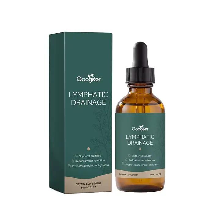 Gouttes de drainage lymphatique à base de plantes pour soulager les ballonnements, favoriser l'équil