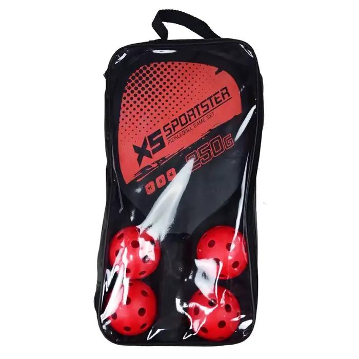 Ensemble de raquettes de pickleball, ensemble de 2 raquettes et 4 balles de pickleball, raquette de