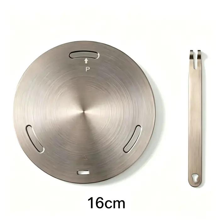 Diffuseur de chaleur portable en acier inoxydable pour cuisinière à gaz - Plaque de conduction therm