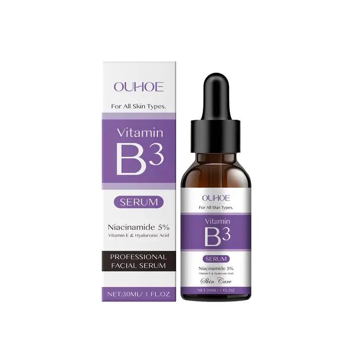 Sérum à la vitamine B3 pour éliminer les rides, éclaircir la peau, corriger la mélanine, réparer la