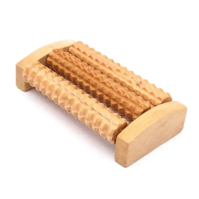 Petit rouleau de pied en bois de 14cm, soins réflexologie, relaxation, Spa, cadeau, outil de Massage