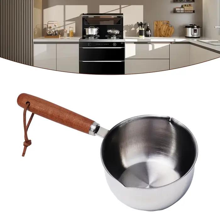Poêle à huile en acier inoxydable 150/300/500ML, petit Pot de cuisson du beurre, Pot de fusion pour