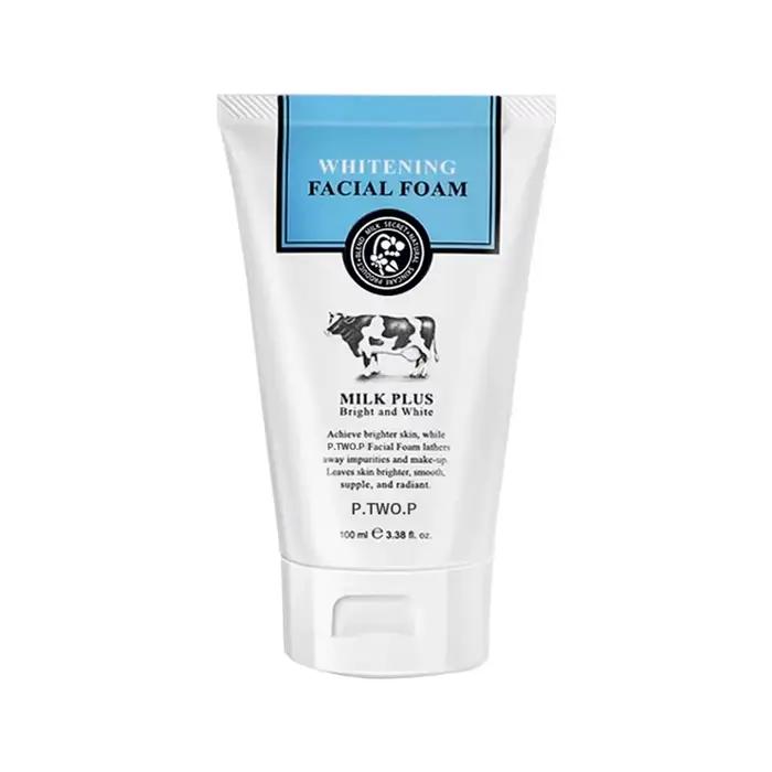 PTWOP blanchissant nettoyant pour le visage mousse hydratant en profondeur nettoyant acné lait contr