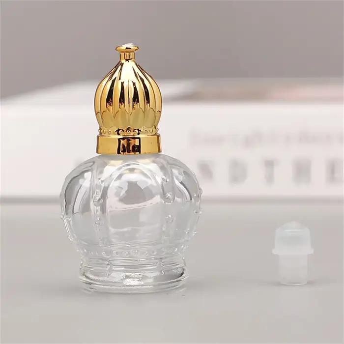Bouteille en verre Lucifugal Roll-On, mini récipient d'huile essentielle, bouteille de parfum de mél