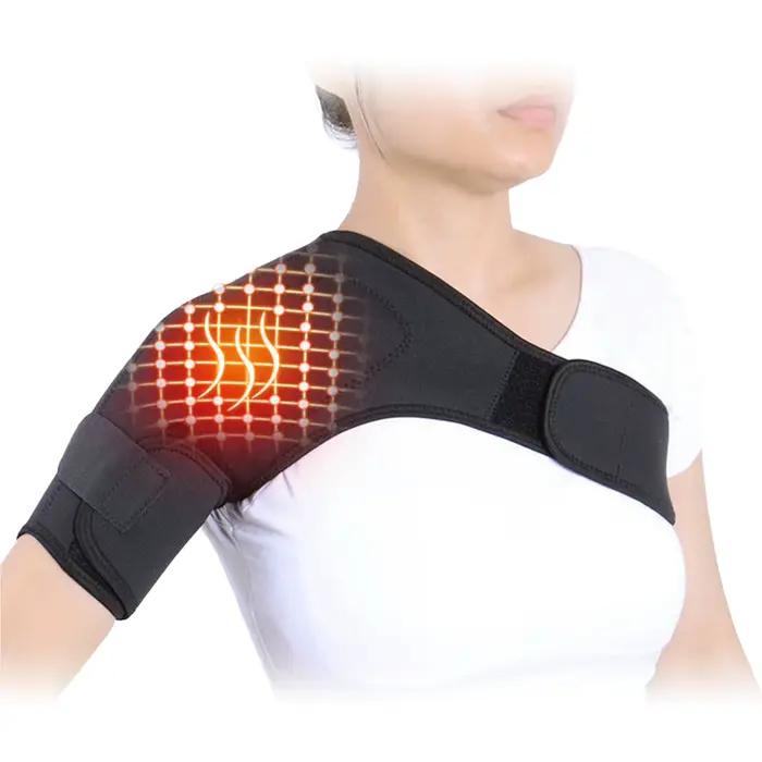 Attelle de massage d'épaule réglable, soulagement de la douleur cervicale, coussinets de Relaxation