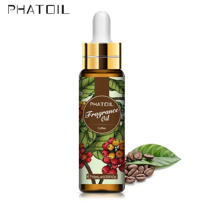 10 ml avec compte-gouttes café brise de mer huile de parfum pour bricolage maison diffuseur d'arôme