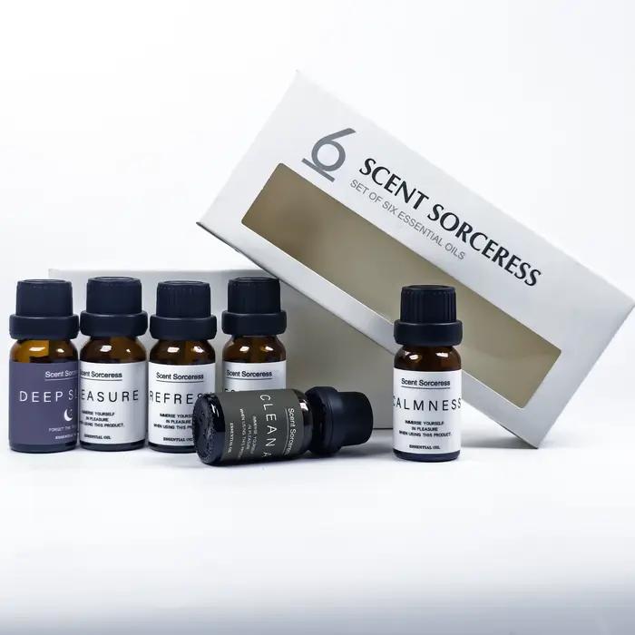 10ml ensemble d'huiles essentielles 6 pièces climatisation propre rafraîchir Destress sommeil profon